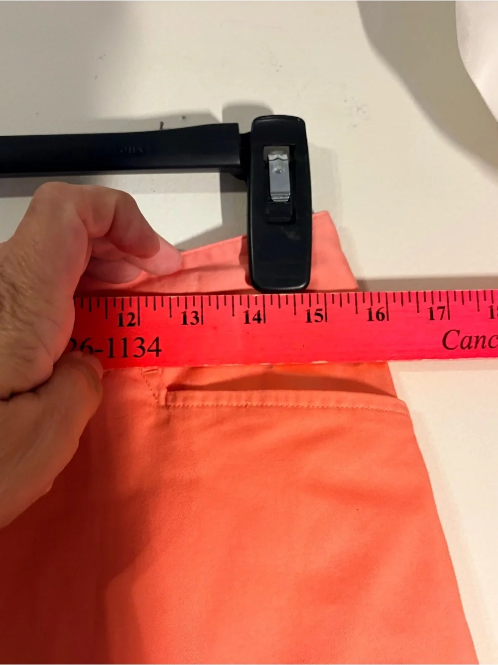 Lady Hagen Coral-Orange Mini Skirt